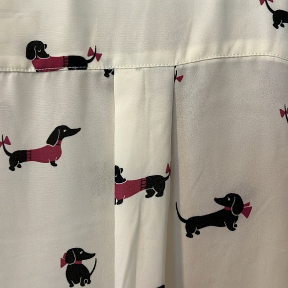 Torrid Dachshund Blouse Women's Plus Size 2 - Picture 6 of 6